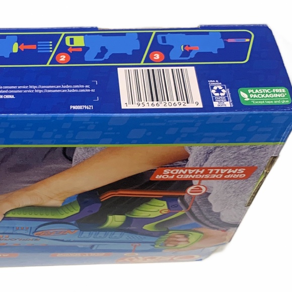 SOLD - 2x Hasbro Nerf Gun Easy Play Elite Jr Explorer Blaster with 8 Darts Toy - Picture 10 of 10